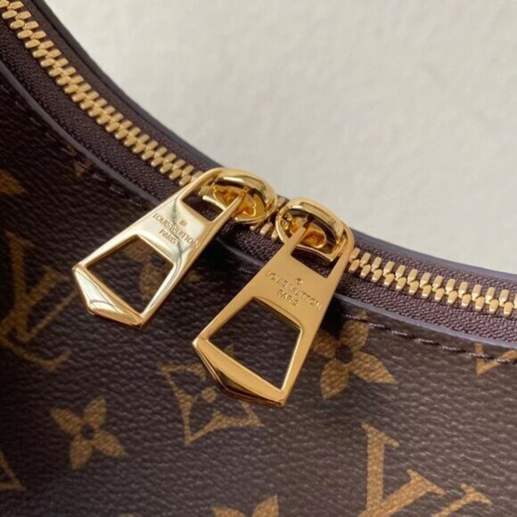 LV Monogram Hobo Bag with Chain Accent - Picture 3 of 7